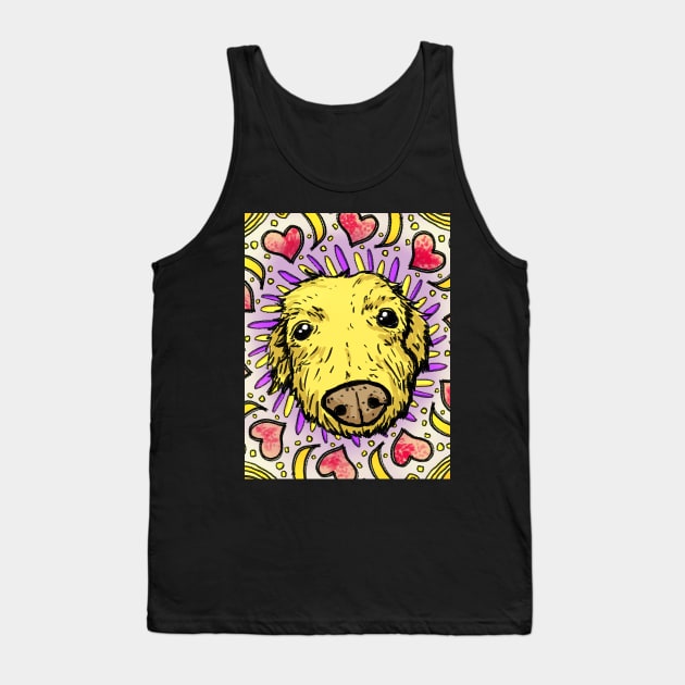 Boop the Snoot Cute Golden Tank Top by Moonwing